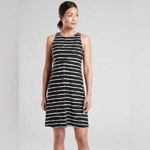 Athleta Santorini Printed High Neck Dress